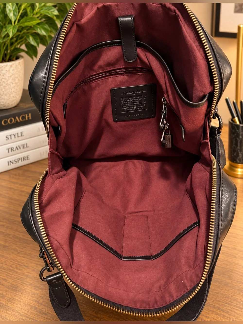 Coach metropolitan briefcase